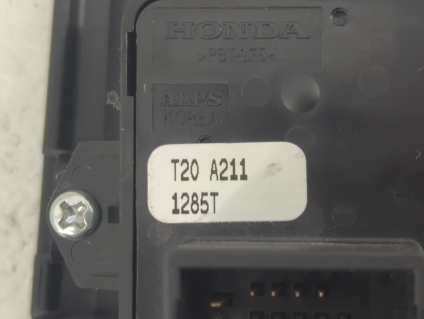 2025 Honda Accord Master Power Window Switch Replacement Driver Side Left P/N:T20 A211 Fits OEM Used Auto Parts - Oemusedaut