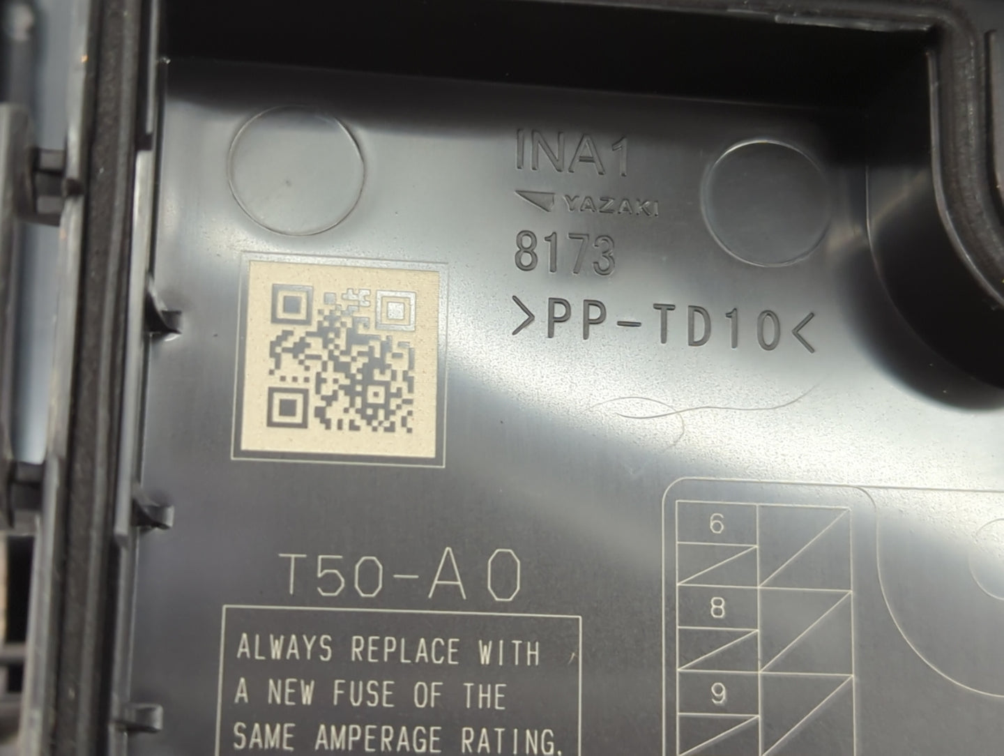2025 Honda Civic Fusebox Fuse Box Panel Relay Module Fits OEM Used Auto Parts - Oemusedautoparts1.com