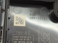 2025 Honda Civic Fusebox Fuse Box Panel Relay Module Fits OEM Used Auto Parts - Oemusedautoparts1.com