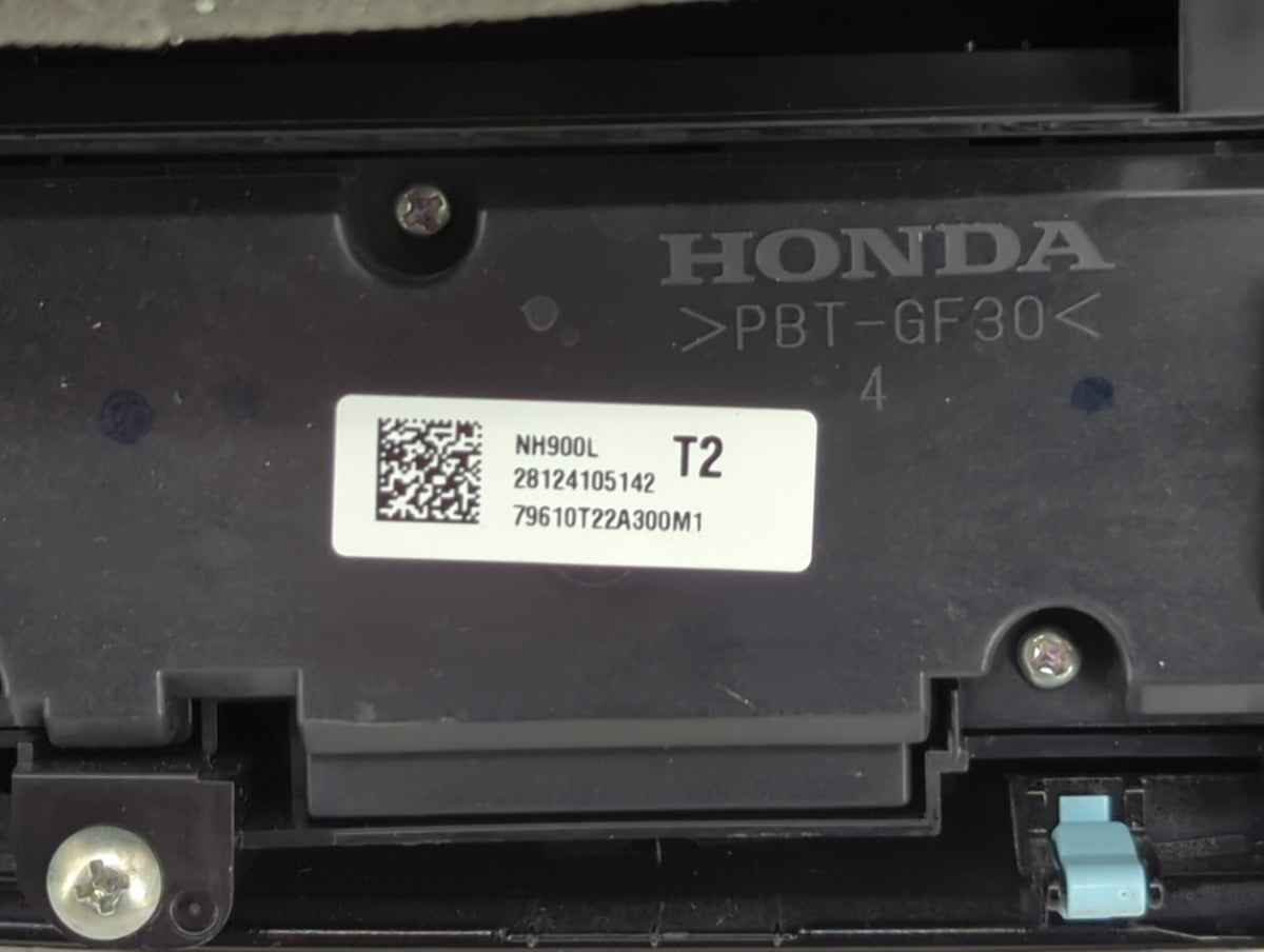 2025 Honda Civic Climate Control Module Temperature AC/Heater Replacement P/N:79610T22A300M1 Fits OEM Used Auto Parts - Oemu