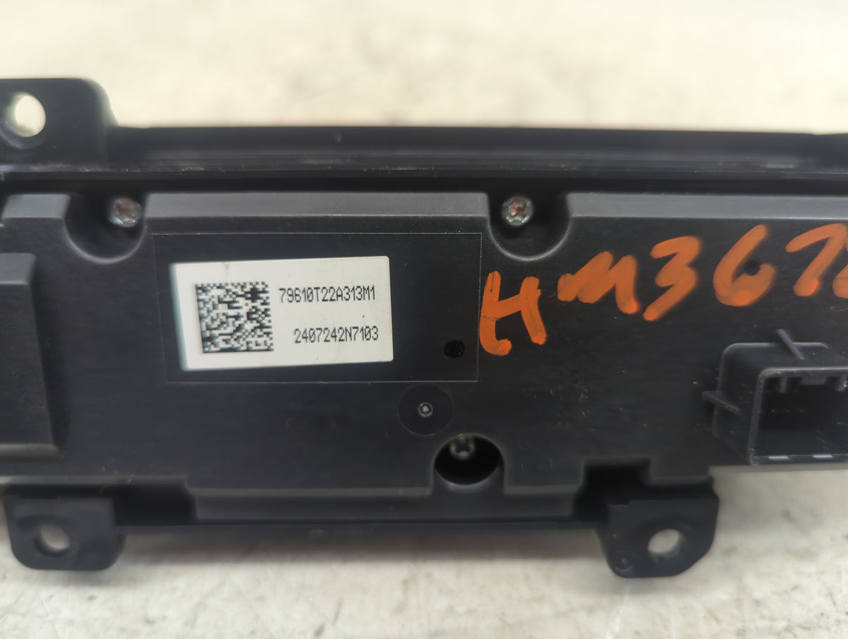 2025 Honda Crv Climate Control Module Temperature AC/Heater Replacement P/N:79610T22A313M1 Fits OEM Used Auto Parts - Oemuse