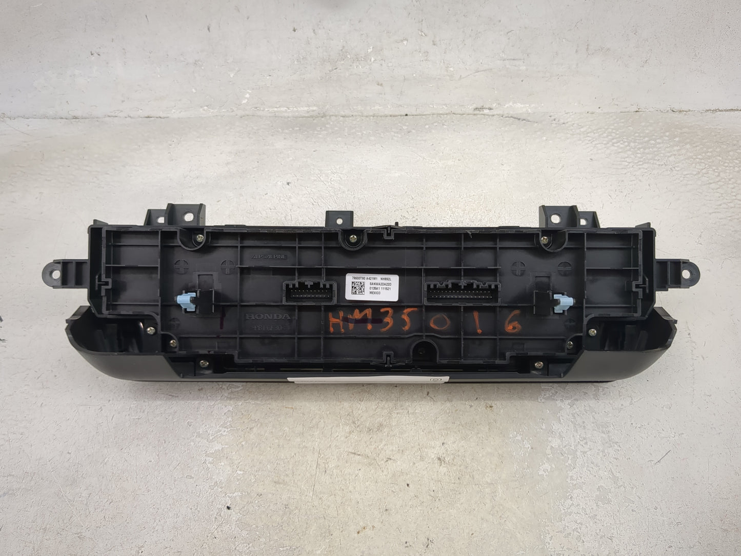 2025 Honda Pilot Climate Control Module Temperature AC/Heater Replacement P/N:79600T90A421M1 SANWA2DA22D Fits OEM Used Auto 