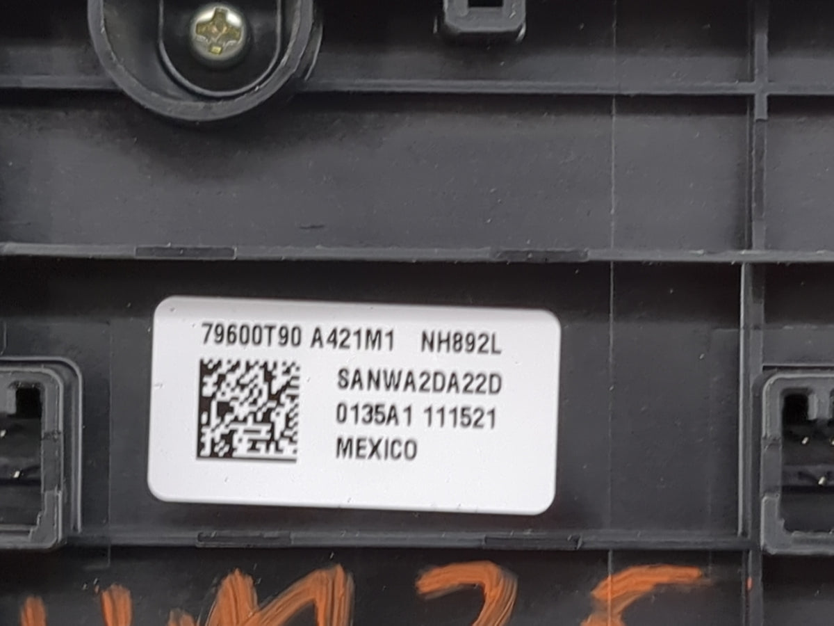 2025 Honda Pilot Climate Control Module Temperature AC/Heater Replacement P/N:79600T90A421M1 SANWA2DA22D Fits OEM Used Auto 