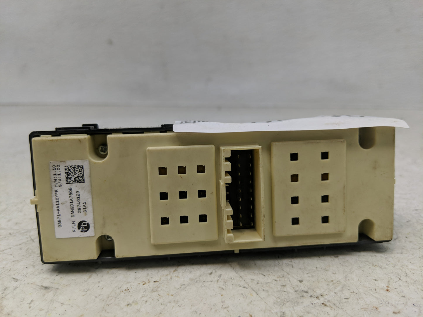 2025 Hyundai Elantra Master Power Window Switch Replacement Driver Side Left P/N:93571-AA110YFR Fits OEM Used Auto Parts - O