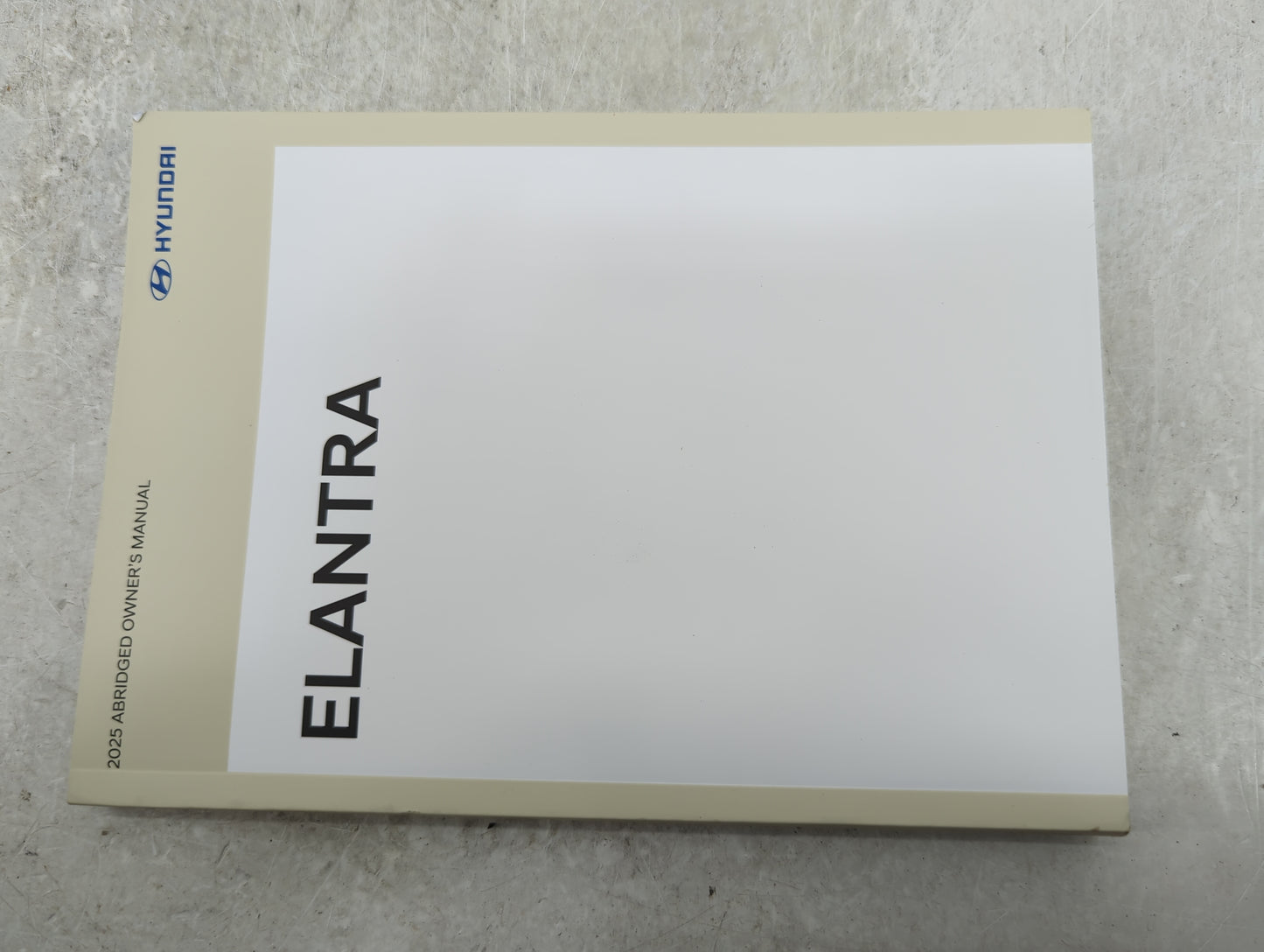 2025 Hyundai Elantra Owners Manual Book Guide OEM Used Auto Parts - Oemusedautoparts1.com