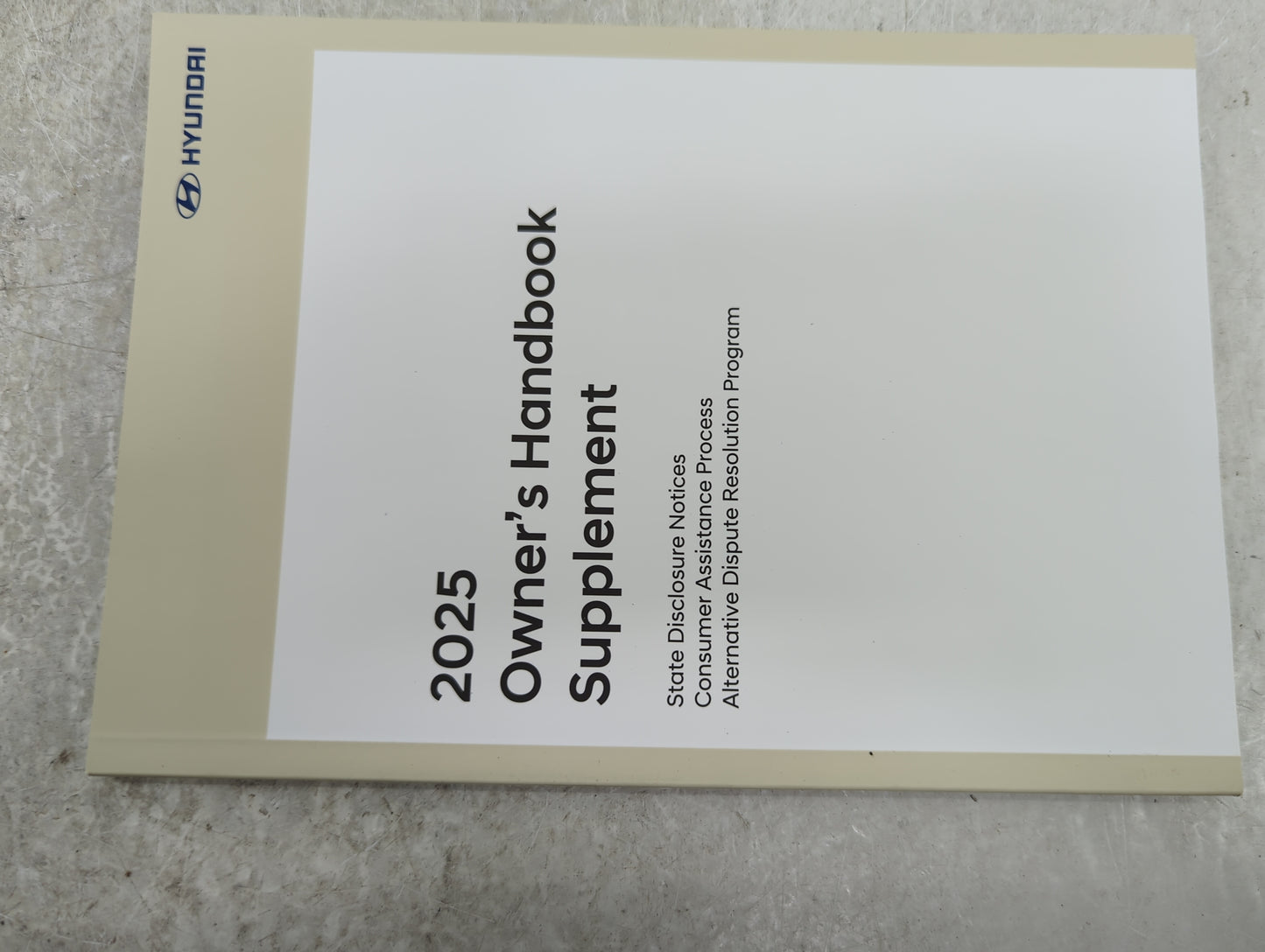 2025 Hyundai Elantra Owners Manual Book Guide OEM Used Auto Parts - Oemusedautoparts1.com