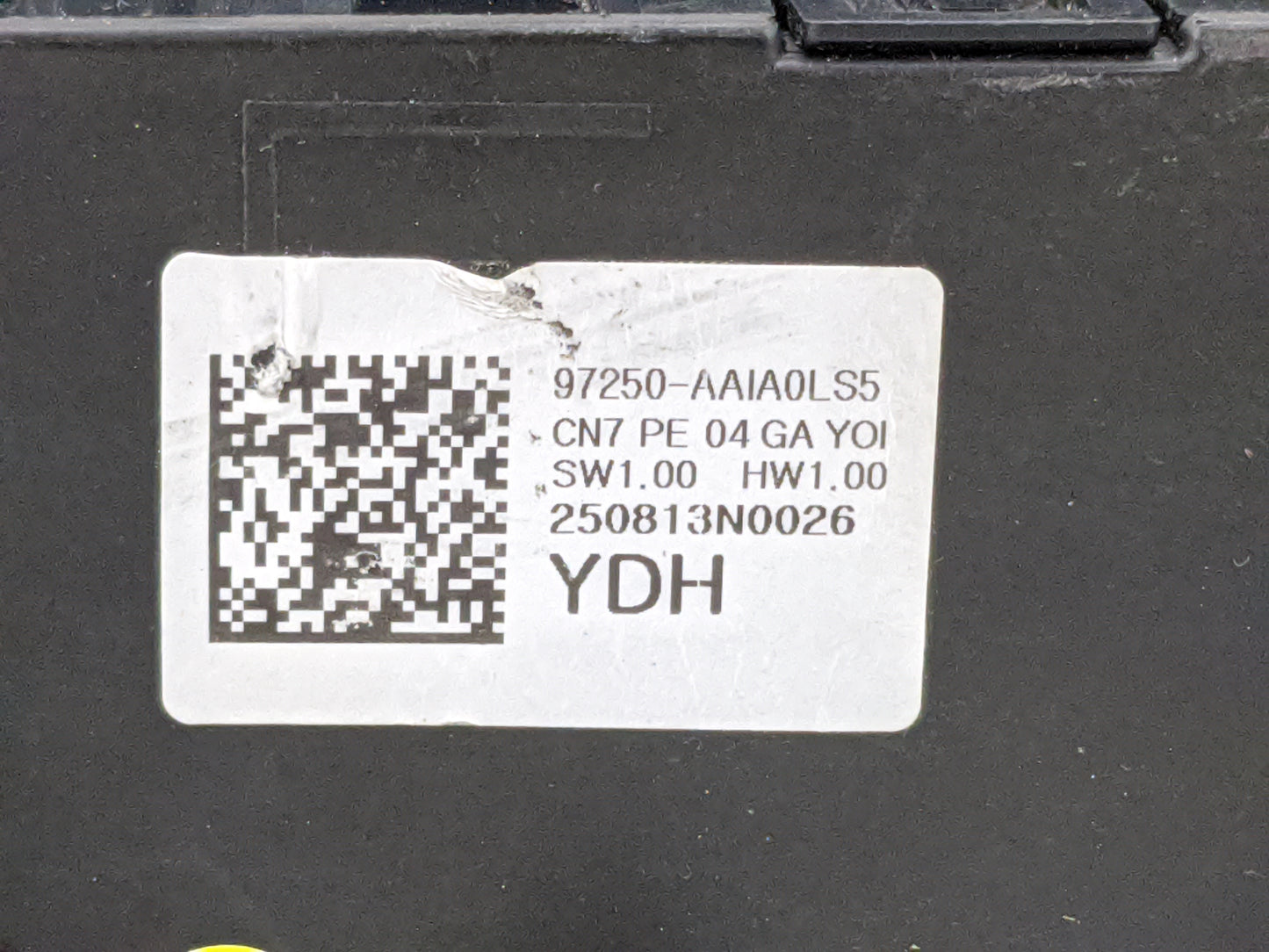2025 Hyundai Elantra Climate Control Module Temperature AC/Heater Replacement P/N:97250-AAIA0LS5 Fits OEM Used Auto Parts - 