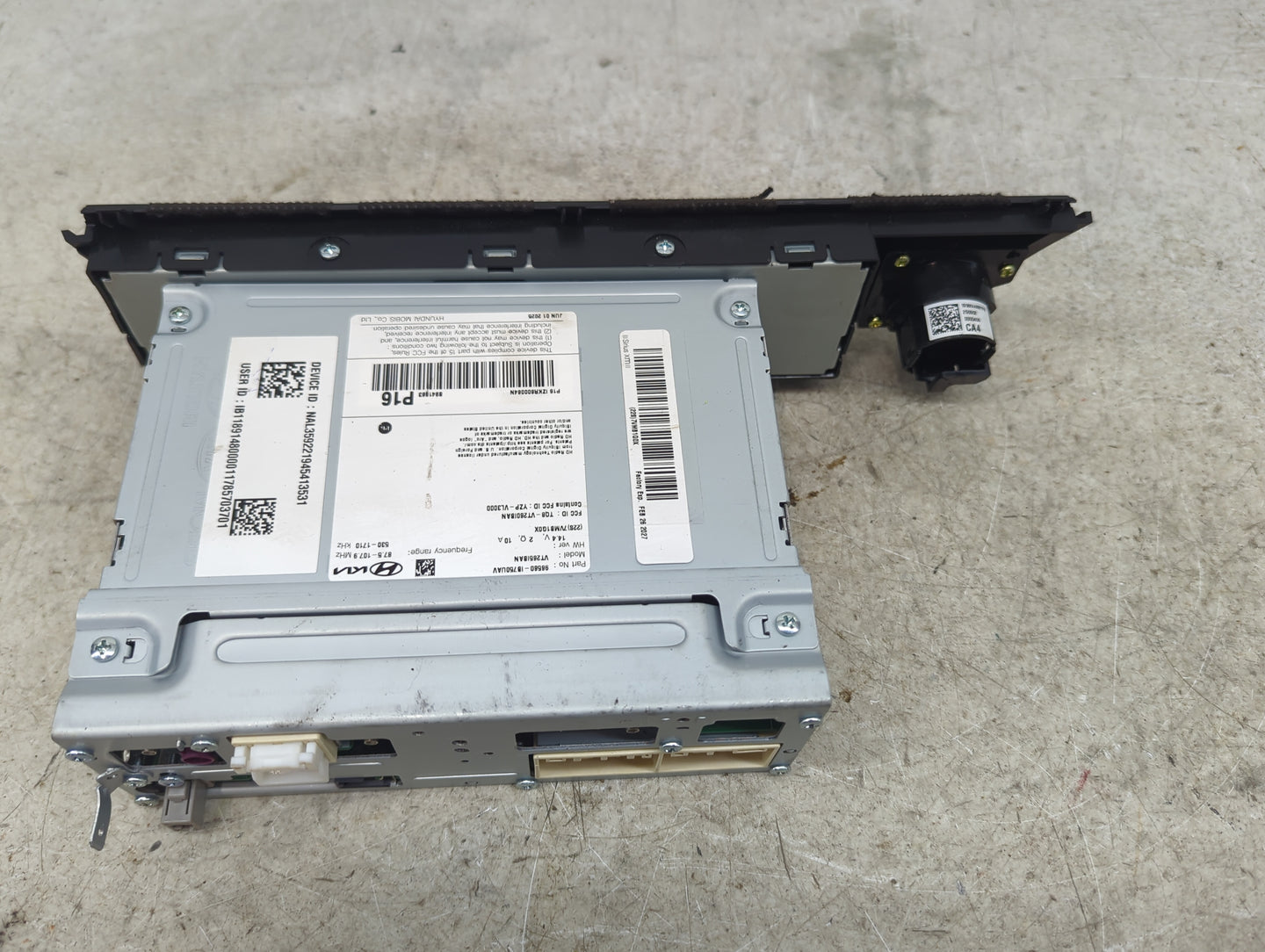 2025 Hyundai Elantra Radio AM FM Cd Player Receiver Replacement P/N:96560-IB750UAV VT260IBAN, TQ8-VT260IBAN, YZP-VL3000 Fits