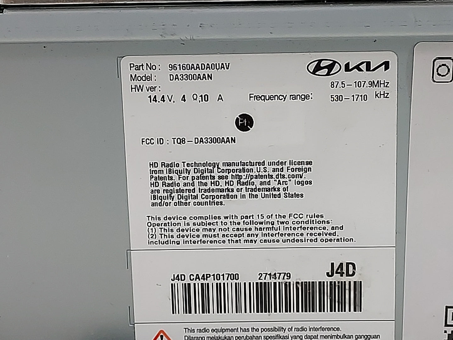 2025 Hyundai Elantra Information Display Screen 1495105 - Oemusedautoparts1.com
