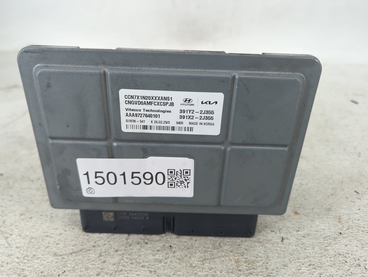 2025 Hyundai Elantra PCM Engine Control Computer ECU ECM PCU OEM P/N:391Y2-2J355 391X2-2J355, AAA9727640101, CCN7X1N20XXXANS