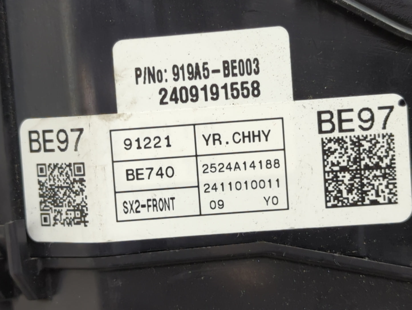 2025 Hyundai Kona Fusebox Fuse Box Panel Relay Module P/N:919A5-BE003 18980-10100, 18980-10110, 18981-09010 Fits OEM Used Au