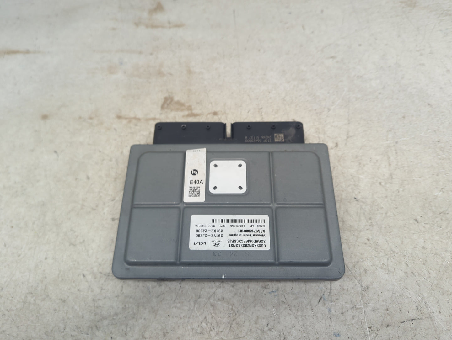 2025 Hyundai Kona PCM Engine Control Computer ECU ECM PCU OEM P/N:391Y2-2J280 391X2-2J280, AAA9713800101, SXGVD0AMFCXCSPJB F