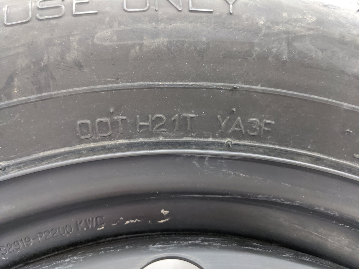 2025 Hyundai Palisade Spare Donut Tire Wheel Rim Oem - Oemusedautoparts1.com