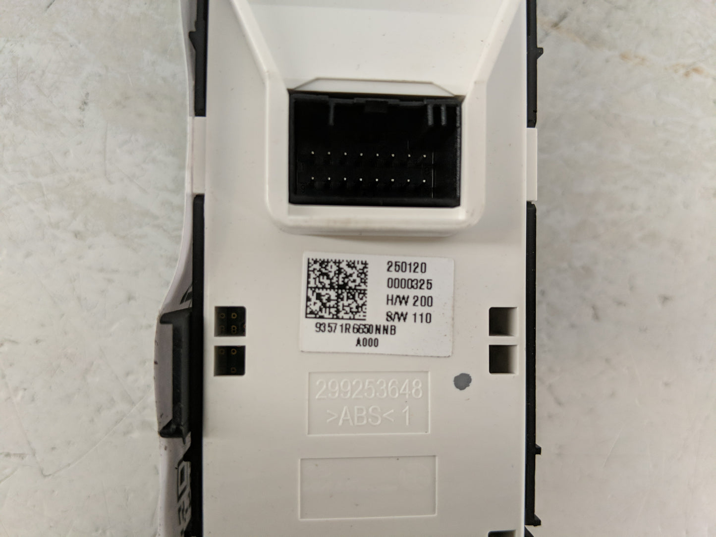 2025 Hyundai Santa Fe Master Power Window Switch Replacement Driver Side Left P/N:93571R6650NNB Fits OEM Used Auto Parts - O