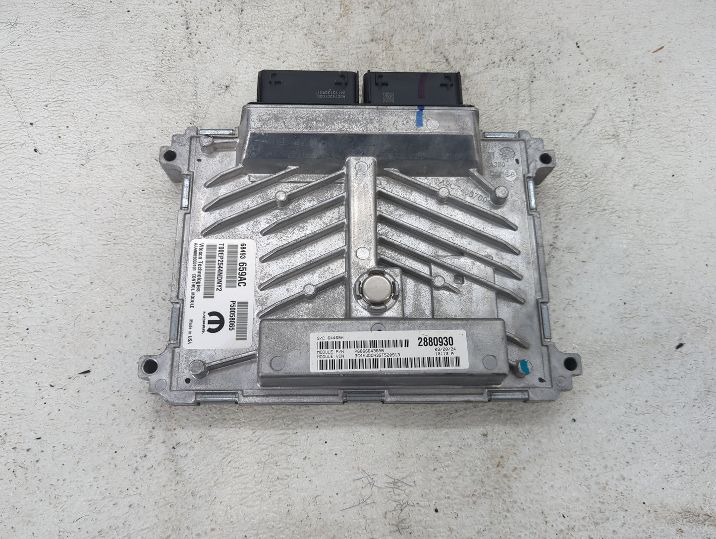 2025 Jeep Compass PCM Engine Control Computer ECU ECM PCU OEM P/N:P68666436AB 68493659AC, P50058065, T00EP2544NDNY2 Fits OEM