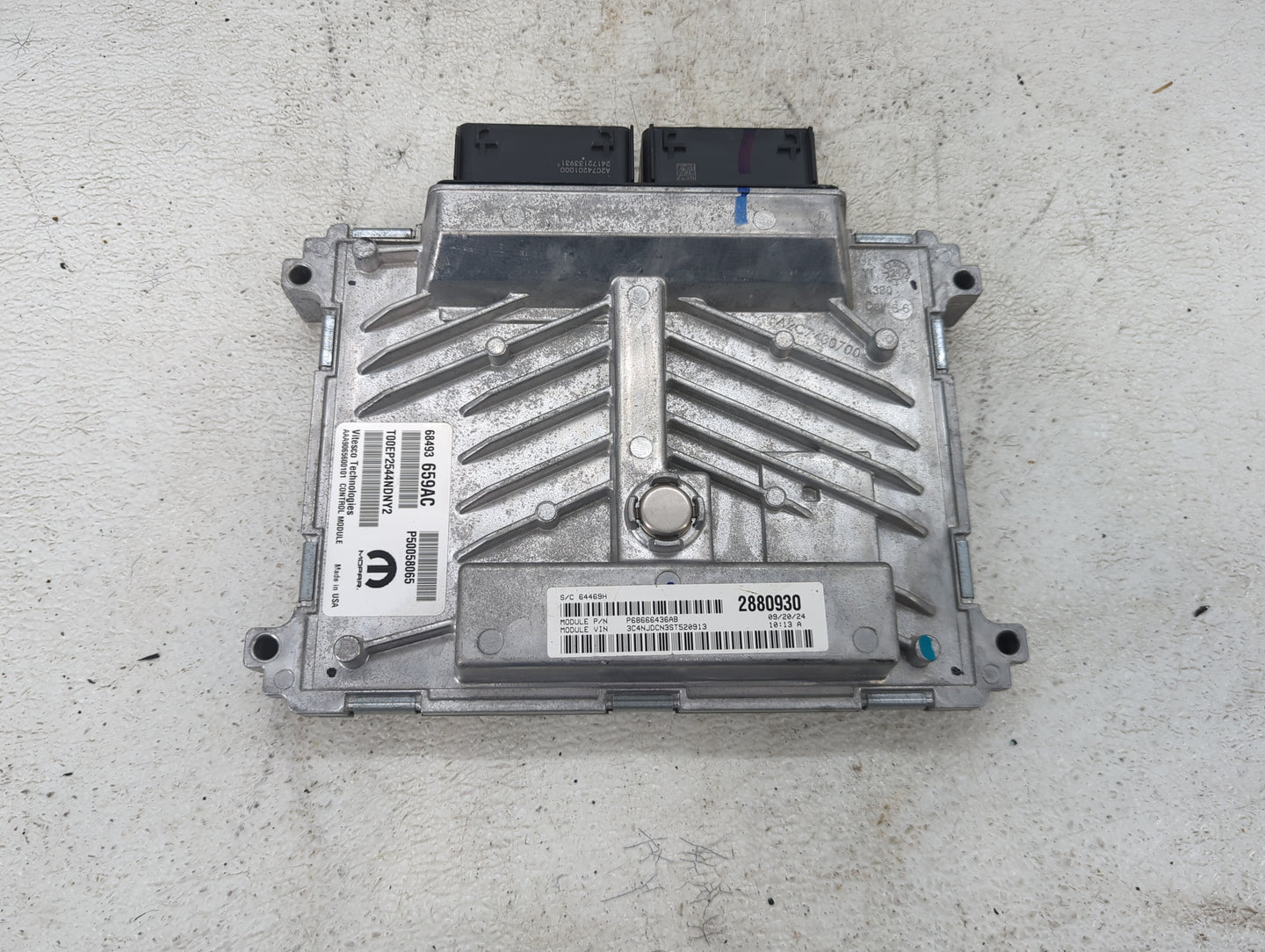 2025 Jeep Compass PCM Engine Control Computer ECU ECM PCU OEM P/N:P68666436AB 68493659AC, P50058065, T00EP2544NDNY2 Fits OEM