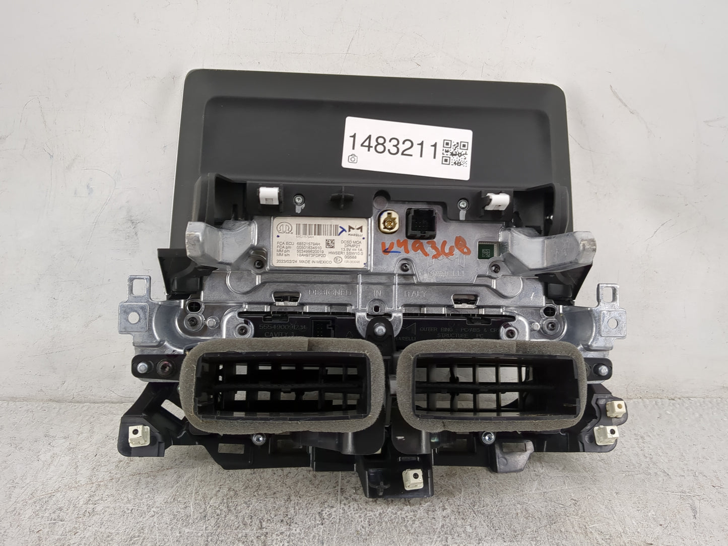 2025 Jeep Compass Information Display Screen 1483211 - Oemusedautoparts1.com