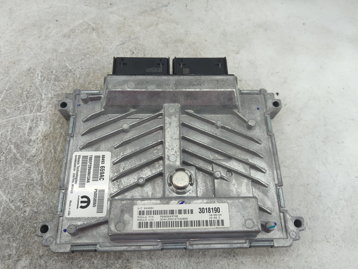 2023-2025 Jeep Compass PCM Engine Control Computer ECU ECM PCU OEM P/N:P68666437AB 68493 659AC, P50058065 Fits Fits 2023 202