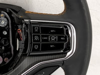 2025 Jeep Grand Wagoneer Steering Wheel Oem Black - Oemusedautoparts1.com
