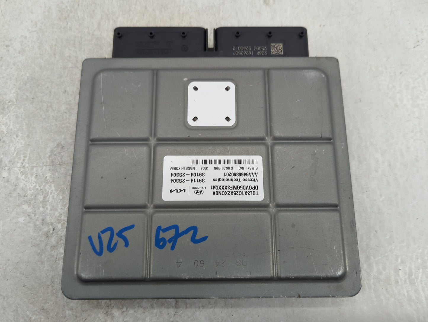 2025 Kia K5 PCM Engine Control Computer ECU ECM PCU OEM P/N:39104-2S304 39114-2S304 Fits OEM Used Auto Parts - Oemusedautopa