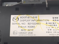 2019-2022 Mazda 3 Information Radio Display Screen 1517839 - Oemusedautoparts1.com