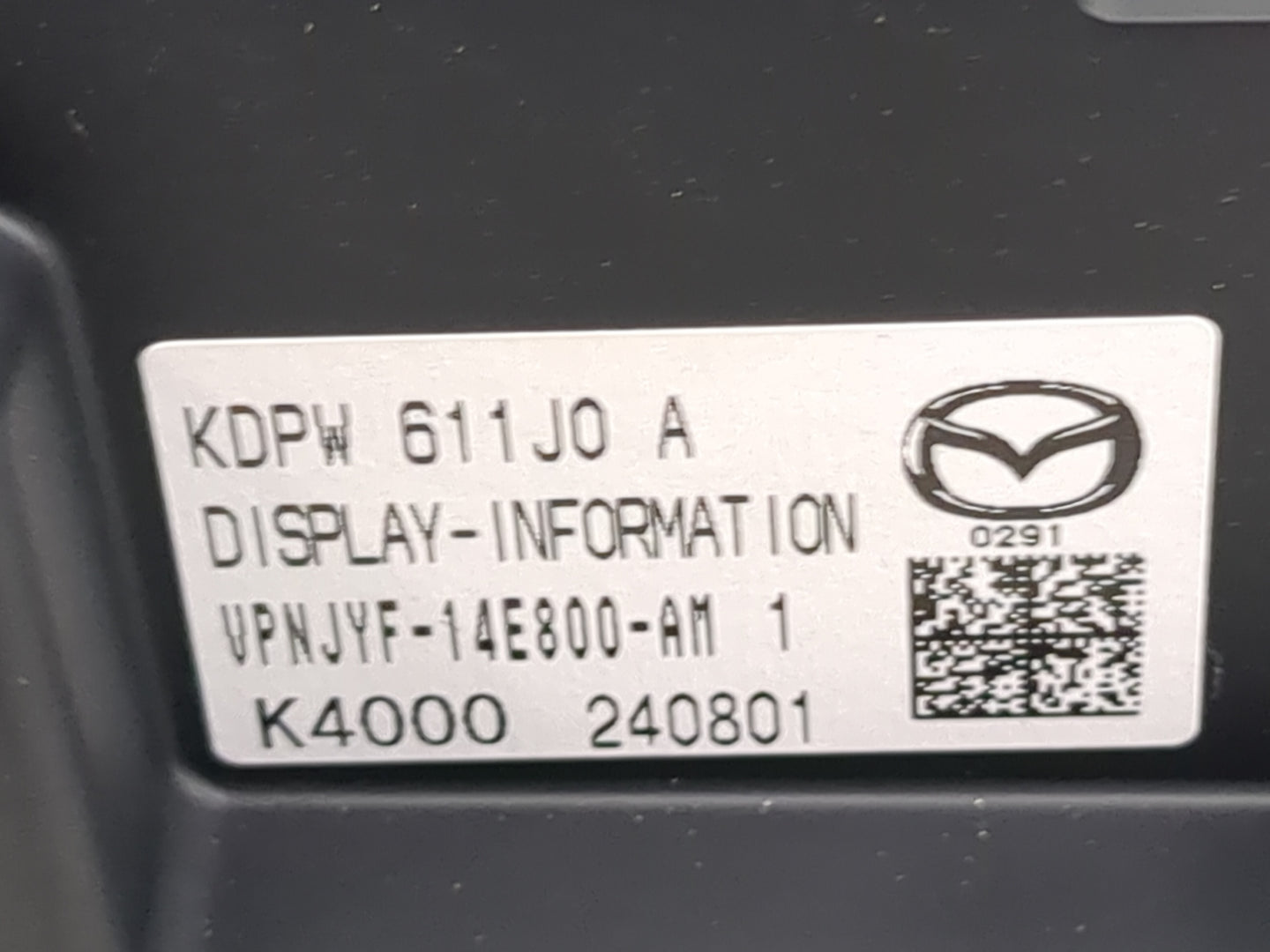 2025 Mazda Cx-5 Information Display Screen 1483820 - Oemusedautoparts1.com