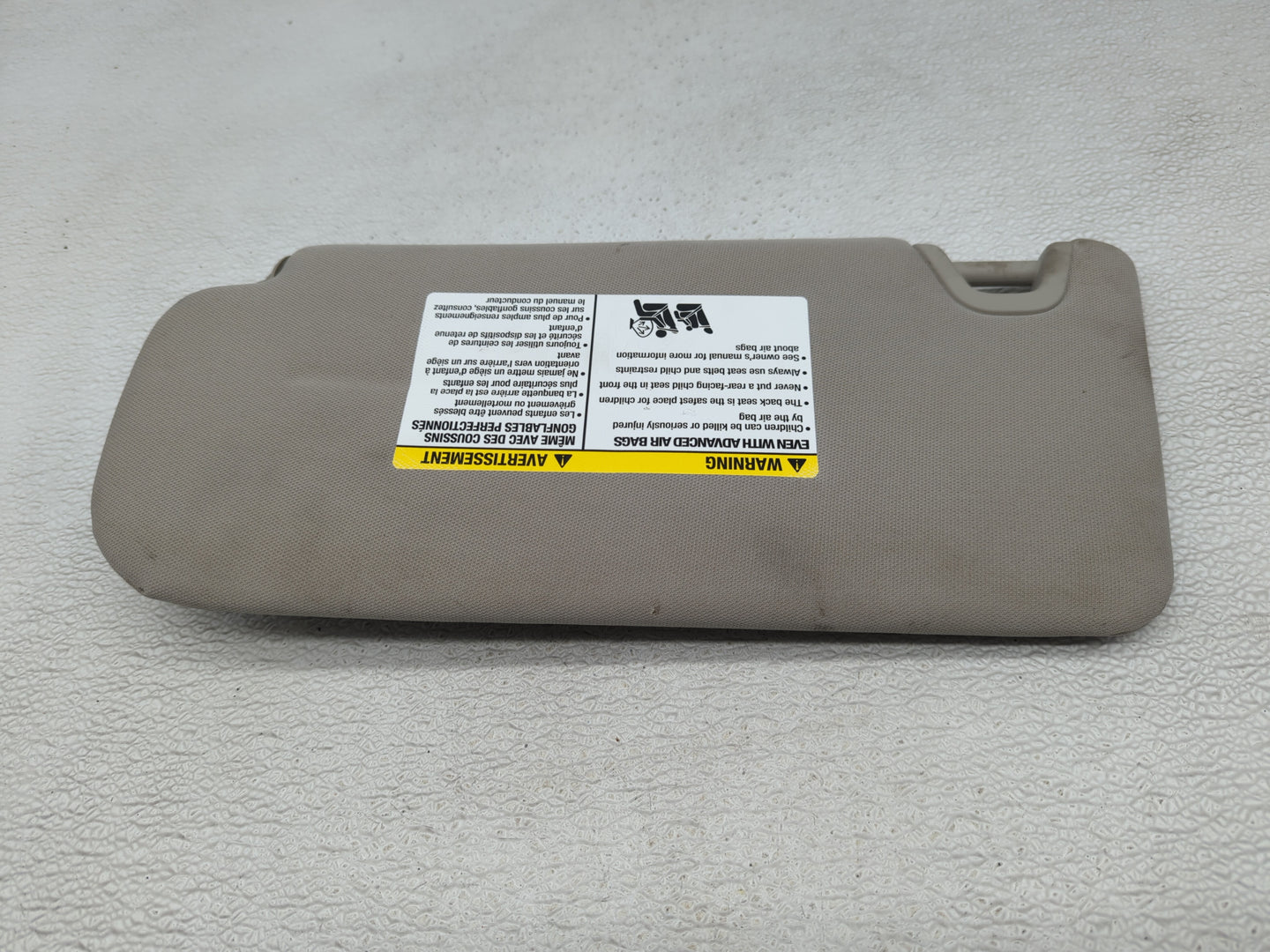 2021-2022 Nissan Altima Sun Visor Shade Replacement Passenger Right Mirror Fits Fits 2021 2022 OEM Used Auto Parts - Oemused
