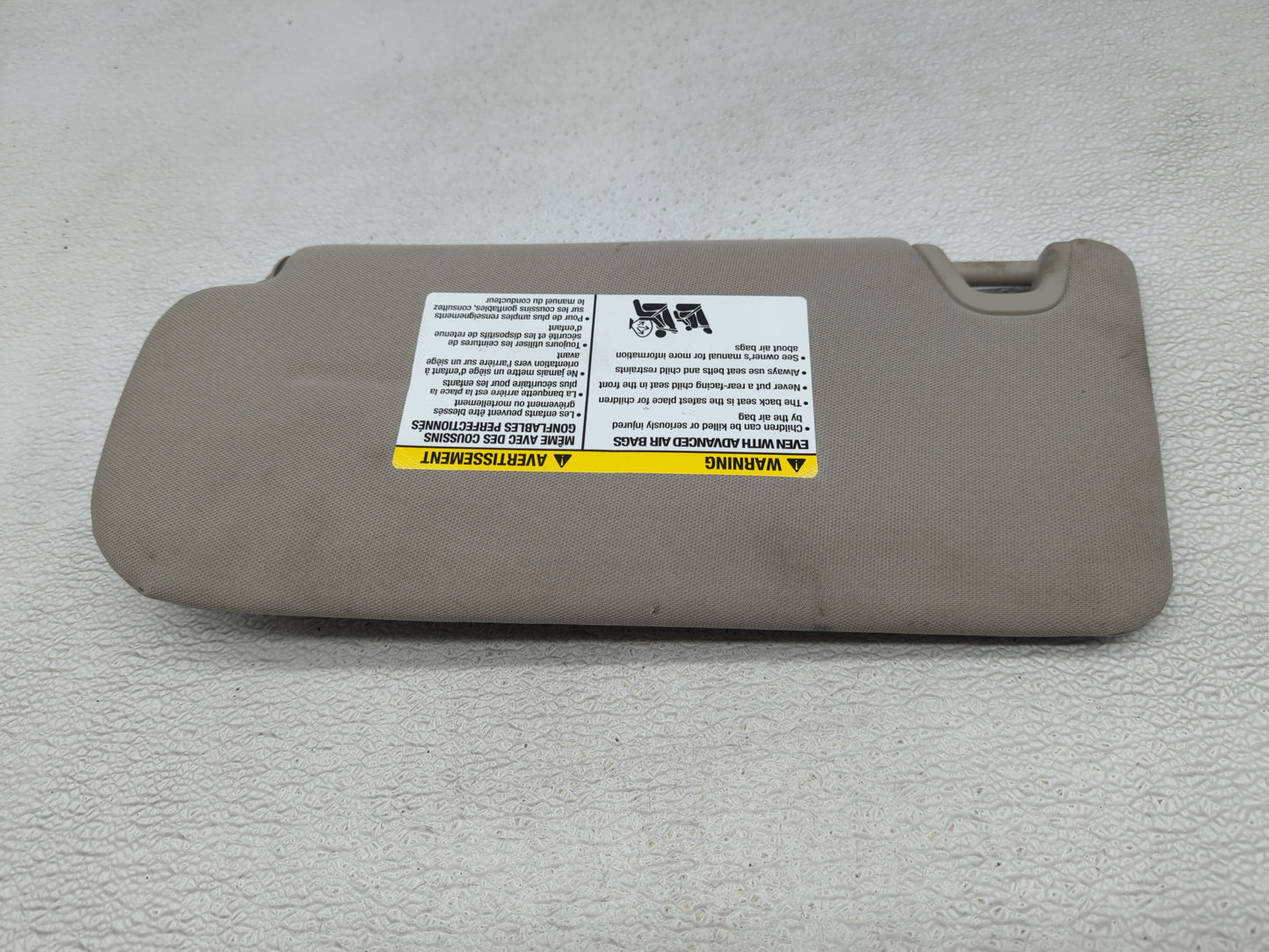 2021-2022 Nissan Altima Sun Visor Shade Replacement Passenger Right Mirror Fits Fits 2021 2022 OEM Used Auto Parts - Oemused