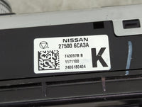 2019-2022 Nissan Altima Climate Control Module Temperature AC/Heater Replacement P/N:27500 6CA3A Fits Fits 2019 2020 2021 20