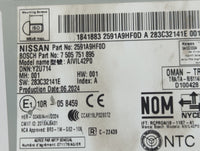 2025 Nissan Altima Radio AM FM Cd Player Receiver Replacement P/N:2591A9HF0D 7505751895, AIVIL42P0 Fits OEM Used Auto Parts 