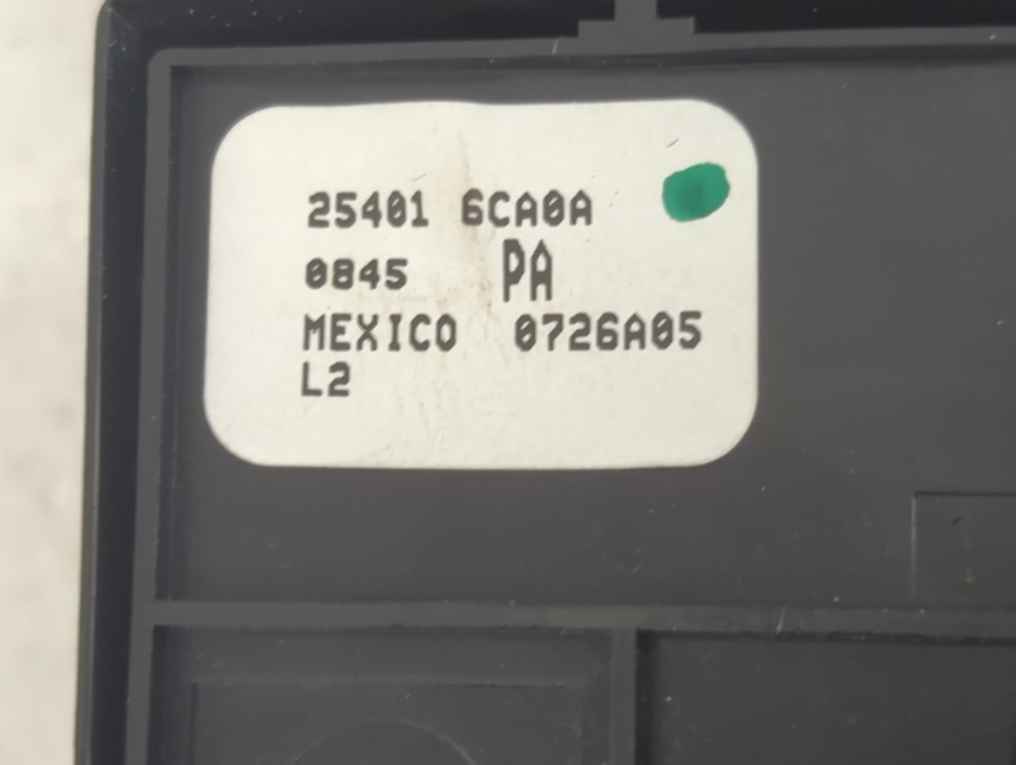 2019-2022 Nissan Altima Master Power Window Switch Replacement Driver Side Left P/N:25401 6CA0A Fits Fits 2019 2020 2021 202