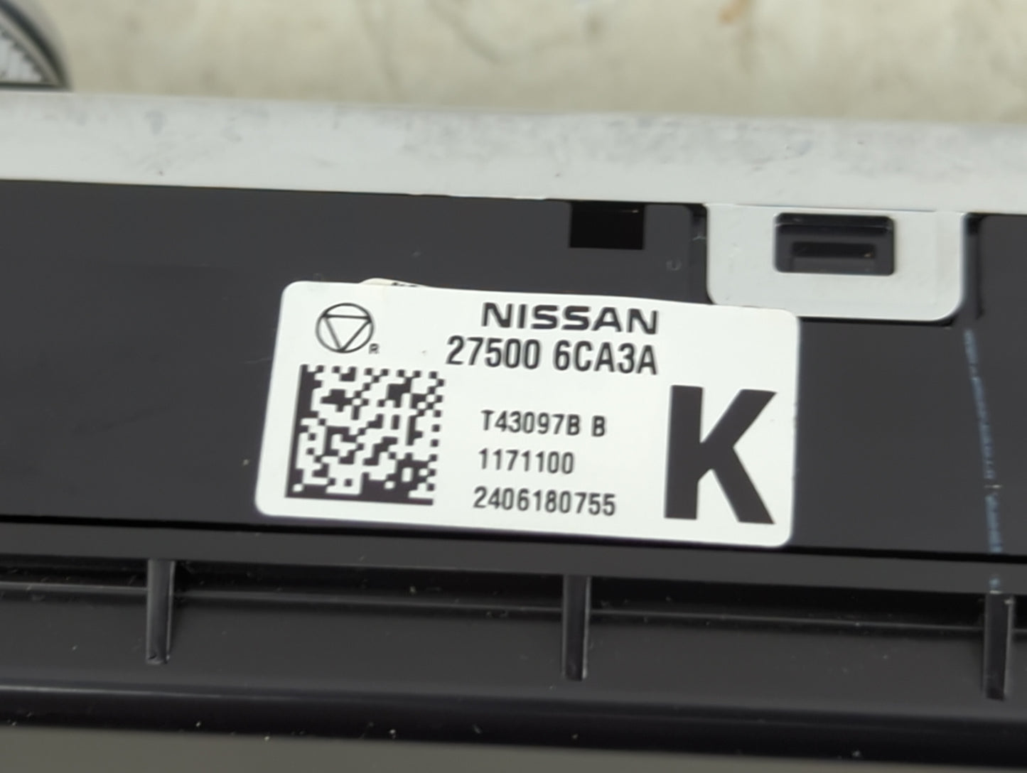 2019-2022 Nissan Altima Climate Control Module Temperature AC/Heater Replacement P/N:27500 6CA3A Fits Fits 2019 2020 2021 20