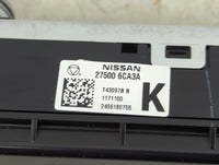2019-2022 Nissan Altima Climate Control Module Temperature AC/Heater Replacement P/N:27500 6CA3A Fits Fits 2019 2020 2021 20