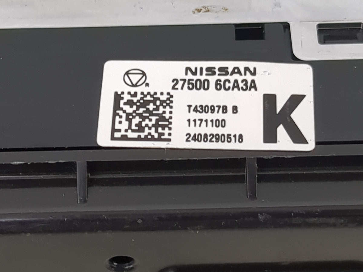 2019-2022 Nissan Altima Climate Control Module Temperature AC/Heater Replacement P/N:27500 6CA3A Fits Fits 2019 2020 2021 20