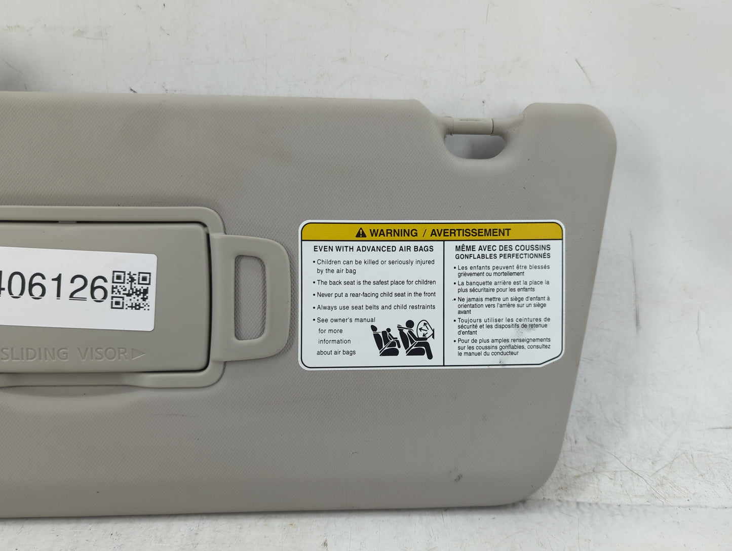 2025 Nissan Rogue Sun Visor Shade Replacement Driver Left Mirror Fits OEM Used Auto Parts - Oemusedautoparts1.com