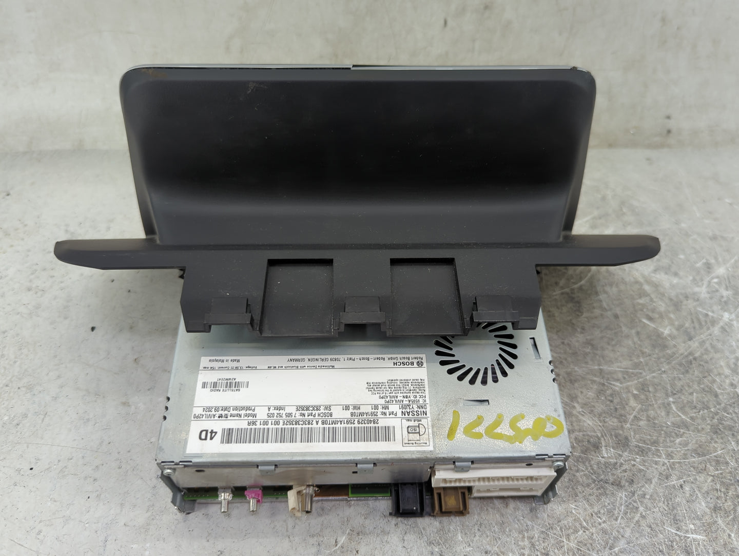 2025 Nissan Rogue Radio AM FM Cd Player Receiver Replacement P/N:2591A4MT0B 7505752025, 283C38352E, AIVIL42P0, YBN-AIVIL42P0