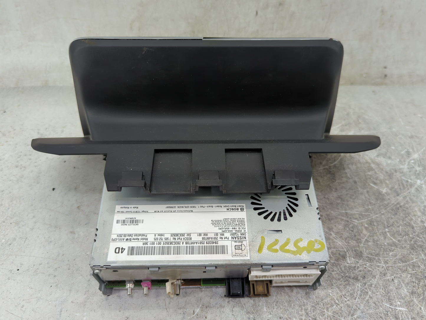 2025 Nissan Rogue Radio AM FM Cd Player Receiver Replacement P/N:2591A4MT0B 7505752025, 283C38352E, AIVIL42P0, YBN-AIVIL42P0