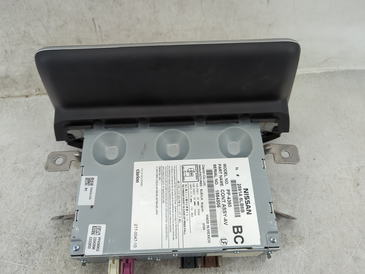 2025 Nissan Sentra Radio AM FM Cd Player Receiver Replacement P/N:25915 6LB6B PP-4360 Fits OEM Used Auto Parts - Oemusedauto