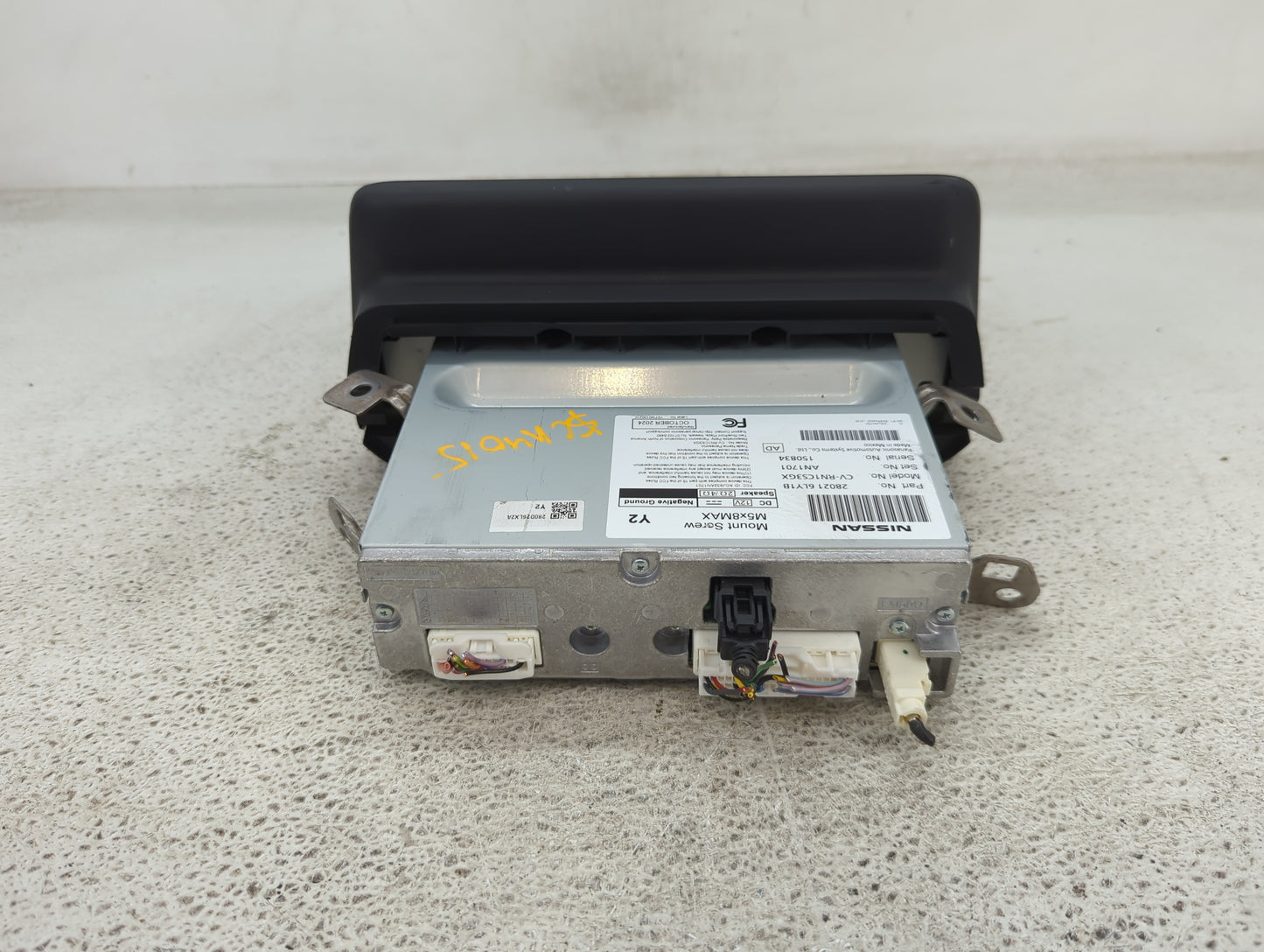 2025 Nissan Sentra Radio AM FM Cd Player Receiver Replacement P/N:28021 6LY1B Fits OEM Used Auto Parts - Oemusedautoparts1.c