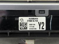 2025 Nissan Sentra Climate Control Module Temperature AC/Heater Replacement P/N:27500 6LY2A 27500-6LY2A Fits OEM Used Auto P