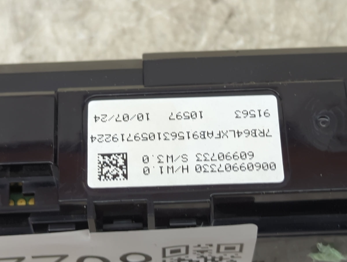 2025 Ram Promaster 2500 Climate Control Module Temperature AC/Heater Replacement P/N:0069907330 6099067333 Fits OEM Used Aut