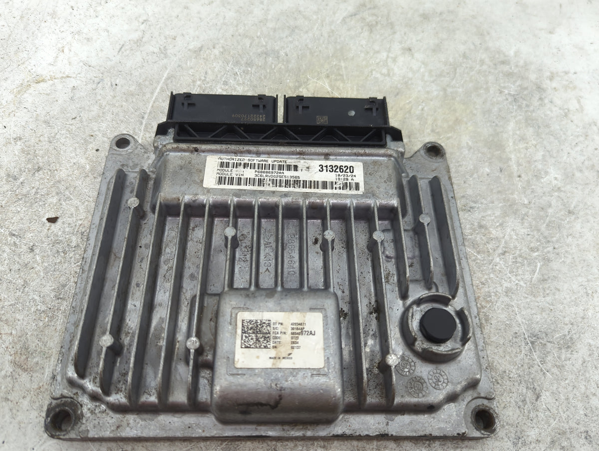 2025 Ram Promaster 2500 PCM Engine Control Computer ECU ECM PCU OEM P/N:P68686972AA 68686972AA, 42934871, 3132620, 68585572A