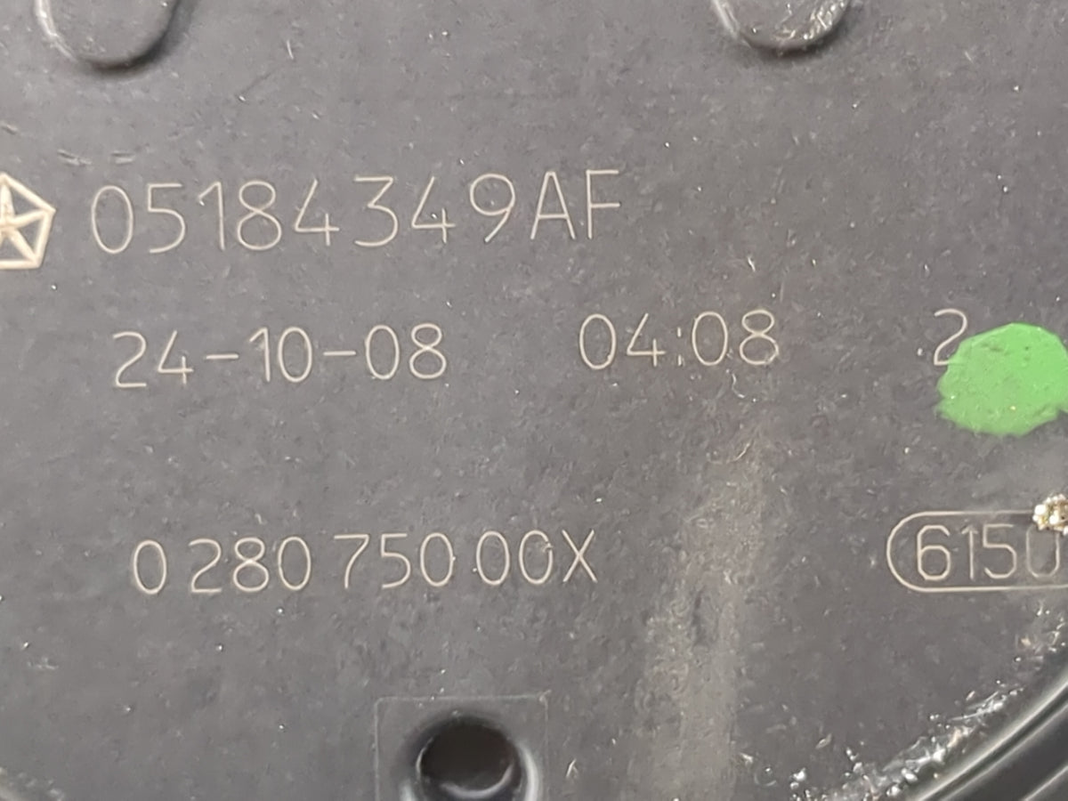 2014-2022 Ram Promaster 2500 Throttle Body P/N:05184349AF 0280750 00X Fits OEM Used Auto Parts - Oemusedautoparts1.com