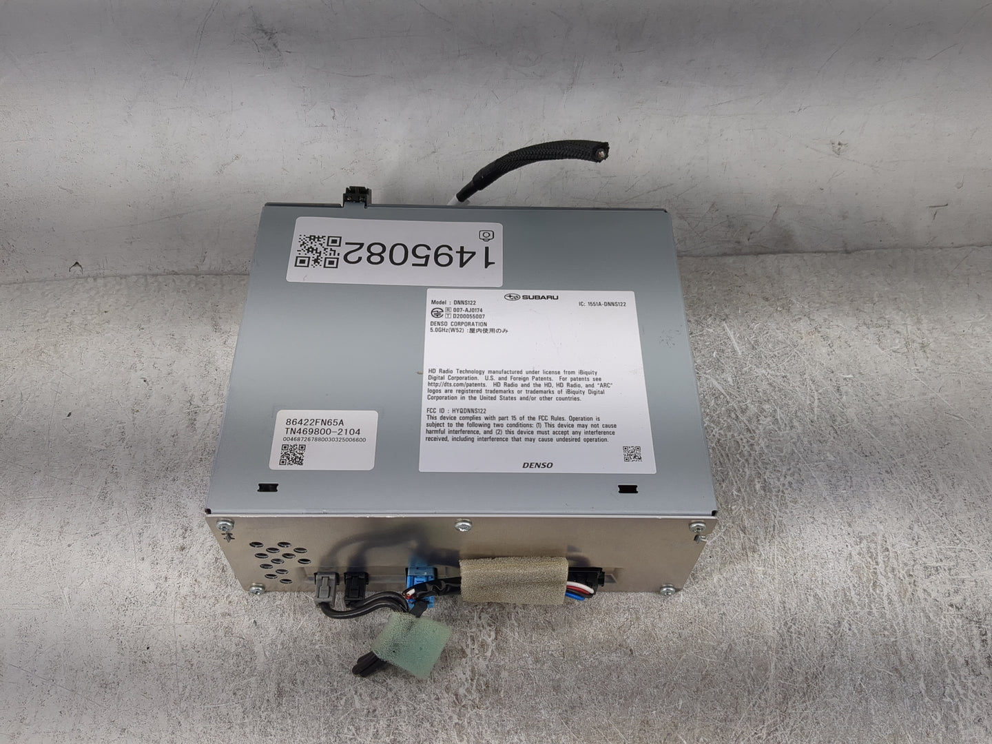 2025 Subaru Crosstrek Radio AM FM Cd Player Receiver Replacement P/N:DNNS322 86422FN65A, TN469800-2104, 007-AJ0174 Fits OEM 