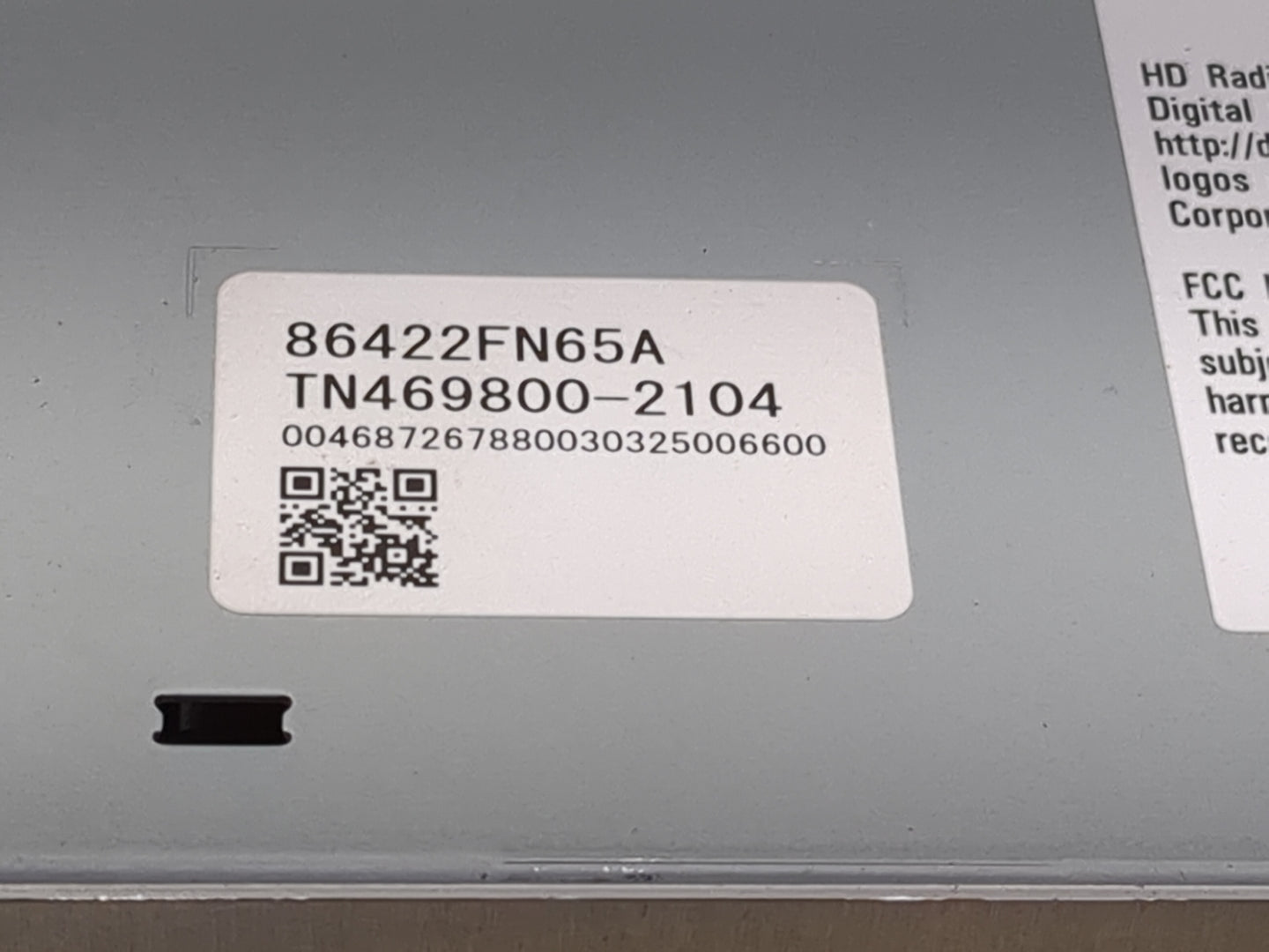 2025 Subaru Crosstrek Radio AM FM Cd Player Receiver Replacement P/N:DNNS322 86422FN65A, TN469800-2104, 007-AJ0174 Fits OEM 