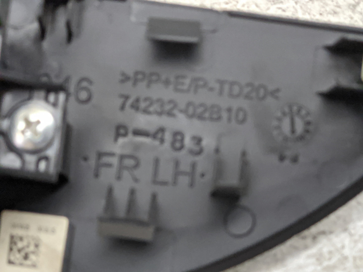2025 Toyota Corolla Master Power Window Switch Replacement Driver Side Left P/N:74232-02B10 Fits OEM Used Auto Parts - Oemus