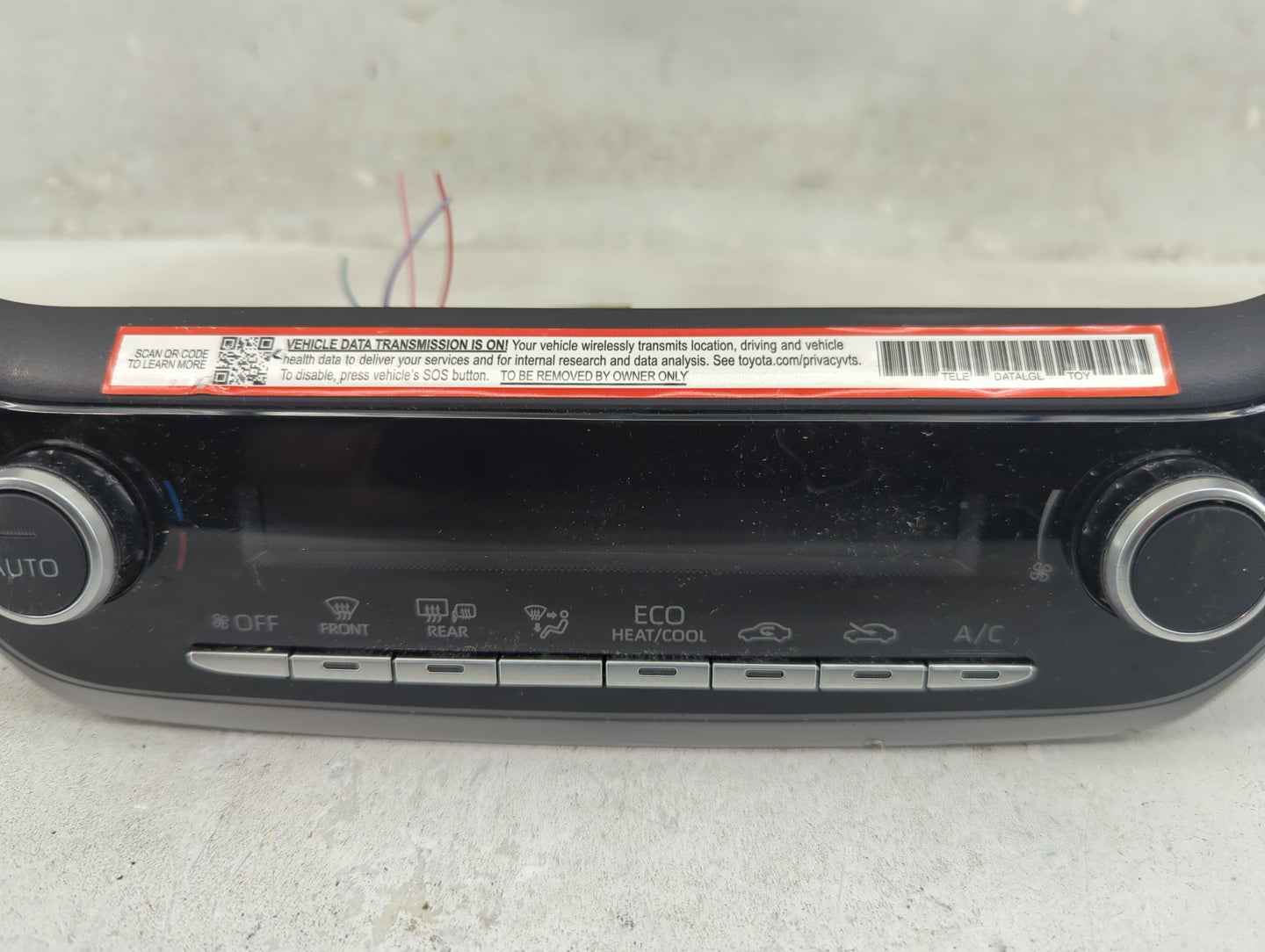 2025 Toyota Corolla Climate Control Module Temperature AC/Heater Replacement P/N:55900-02K90B0 Fits OEM Used Auto Parts - Oe