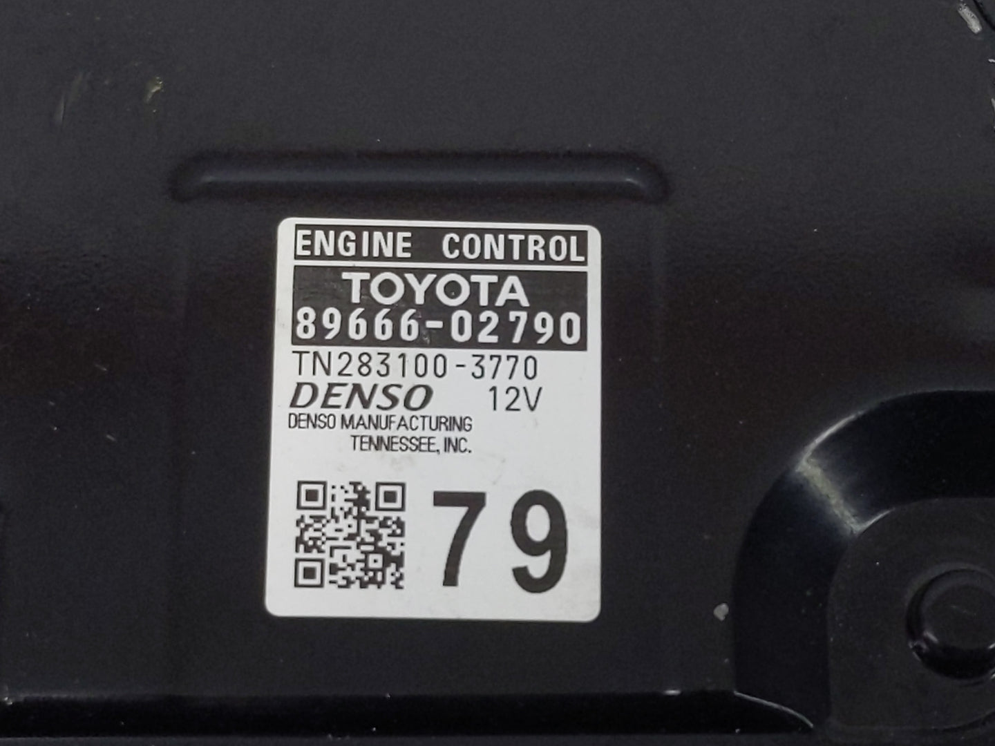 2025 Toyota Corolla PCM Engine Control Computer ECU ECM PCU OEM P/N:89666-02790 Fits OEM Used Auto Parts - Oemusedautoparts1