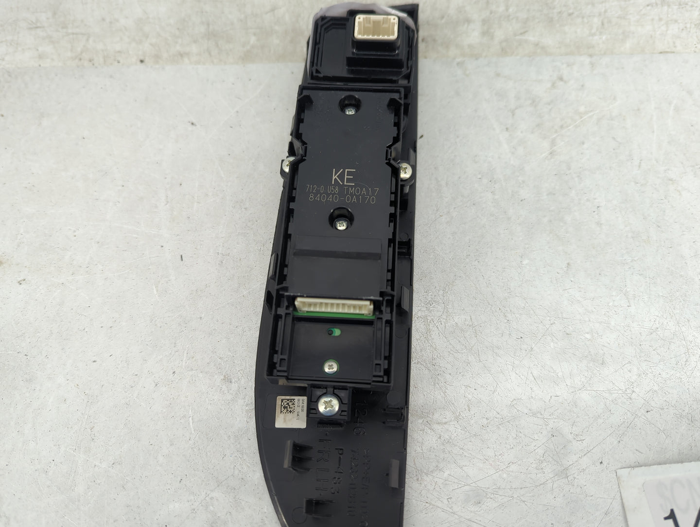2025 Toyota Corolla Master Power Window Switch Replacement Driver Side Left P/N:84040-0A170 712-0 U58, TM0A17 Fits OEM Used 