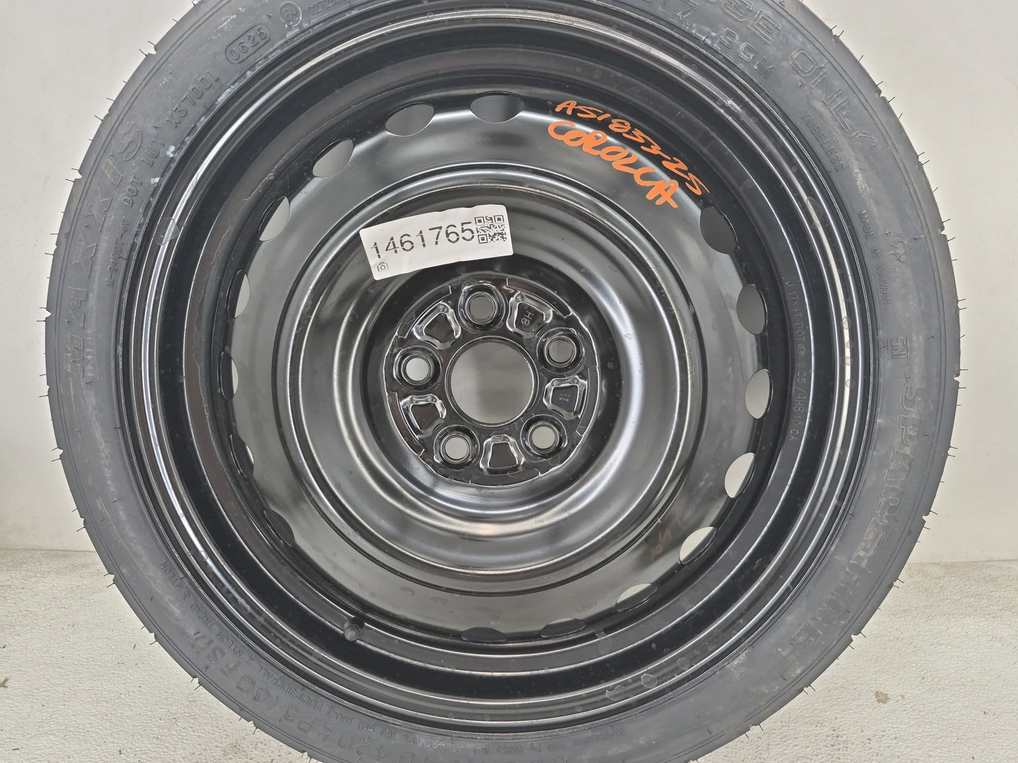 2019-2022 Toyota Corolla Spare Donut Tire Wheel Rim Oem 1461765 - Oemusedautoparts1.com